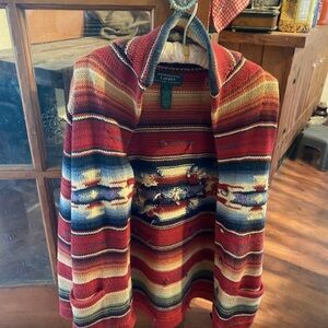 Ralph Lauren Knit Southwestern Sweater cardigan